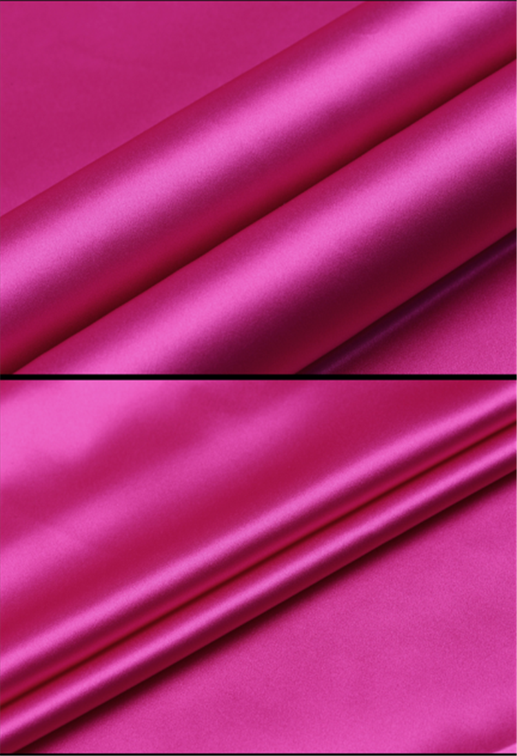 Pink Fushia Hair Tie 30 Momme 6A Grade 100% Pure Mulberry Silk Scrunchies Oversized Jumbo Regular Skinny Ultra Thin Mini Hair Scrunchy Gift