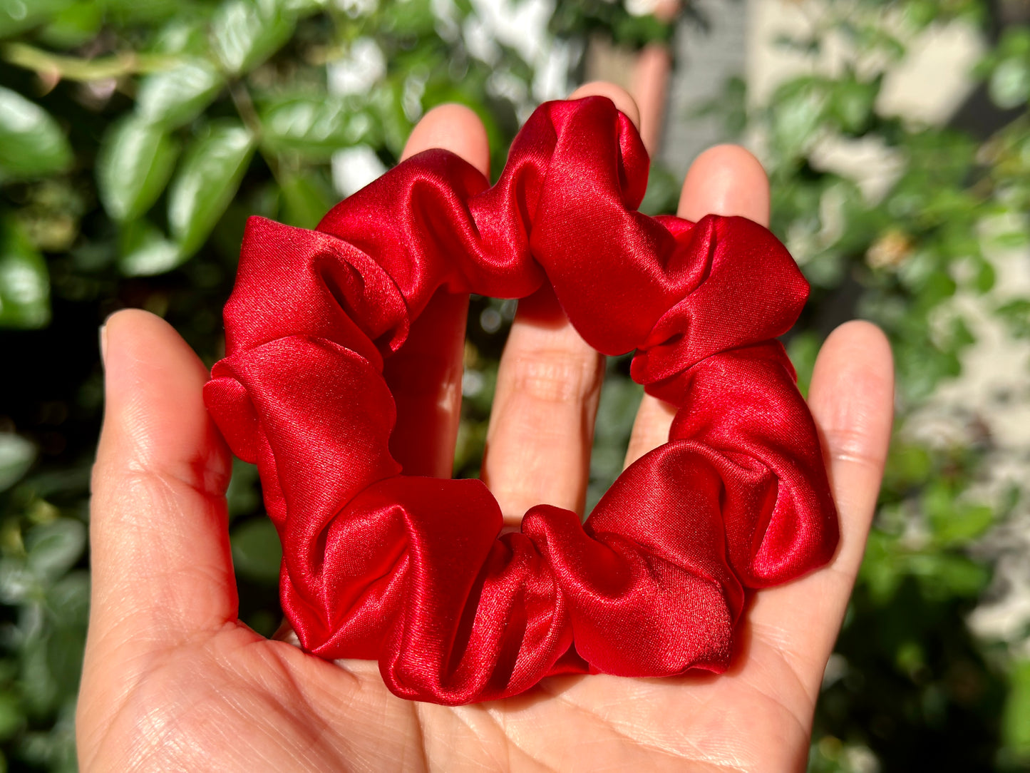Copy of Ginger 30 Momme 100% Pure Mulberry Silk Satin Scrunchies Giant Jumbo Regular Skinny Ultra Thin Mini Hair Scrunchies for bridesmaids